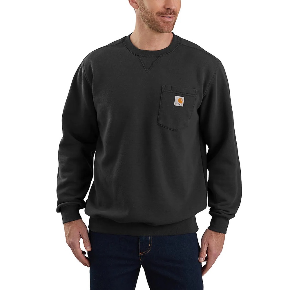 Carhartt Black Midweight Crewneck